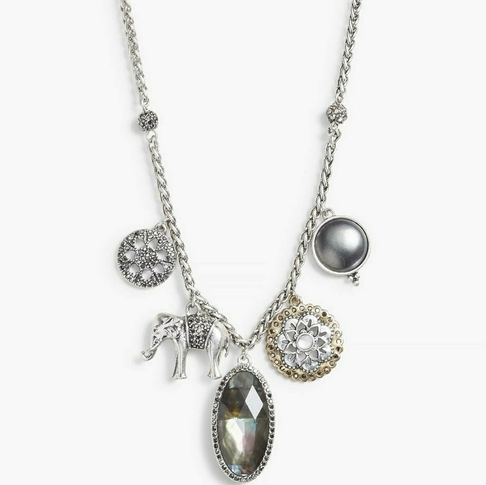 Lucky Brand Elephant Charm Necklace